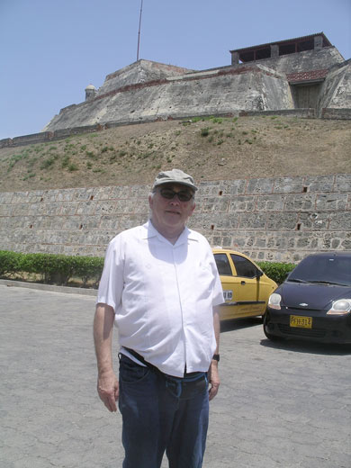 Neil at walled fort